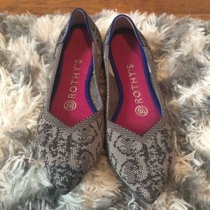 Snake Skin Rothy’s | W6 | stretchy